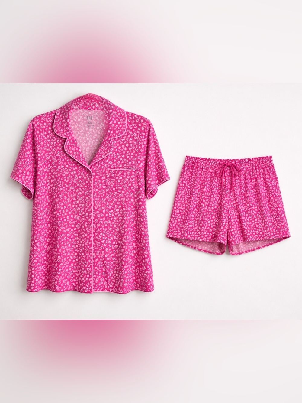 GAP Pink & White Cozy Sleep Set XXL